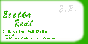 etelka redl business card